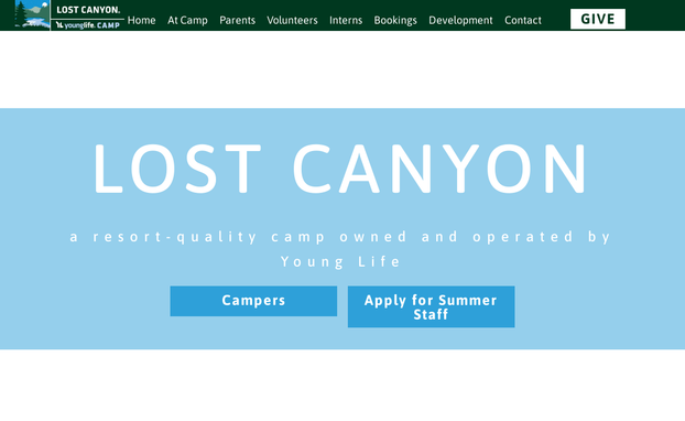 Lost Canyon - A Young Life Camp logo